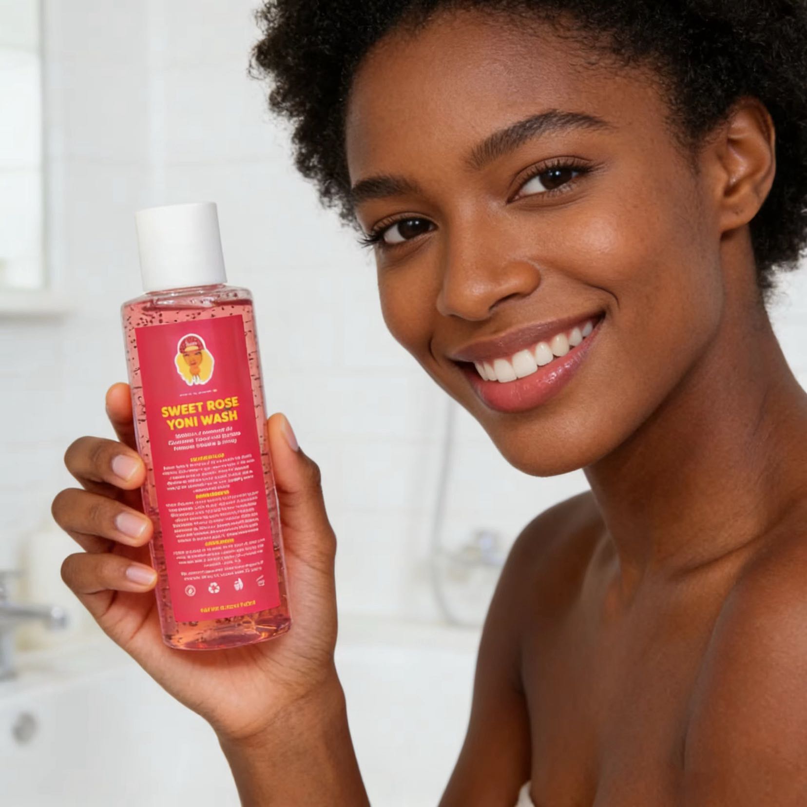 Gel douche yoni à la rose